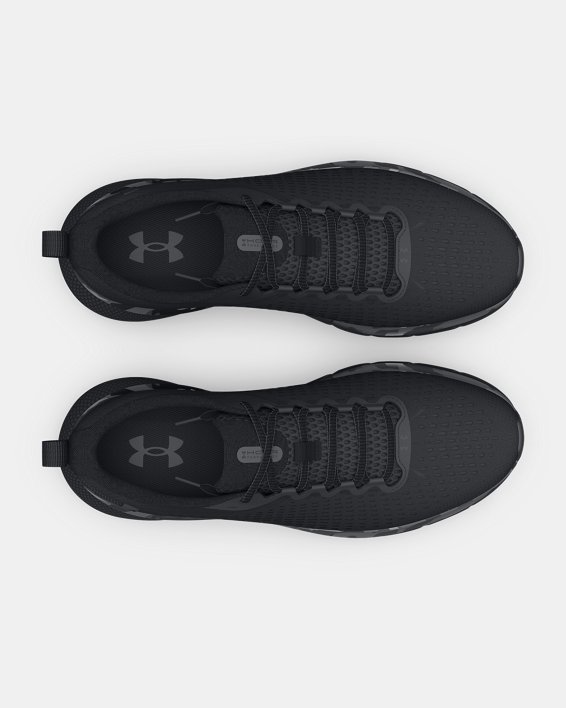 Men's UA HOVR™ Turbulence Printed Running Shoes, Black, pdpMainDesktop image number 2